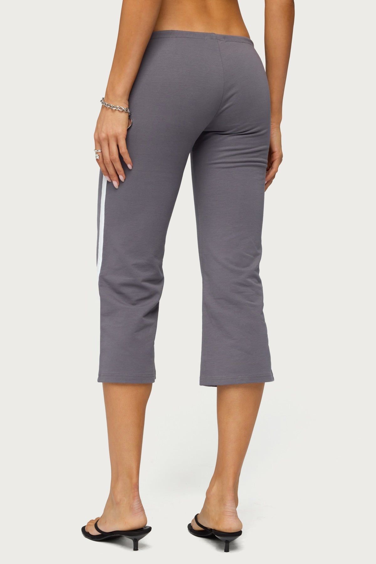 Milene Contrast French Terry Capri Trousers