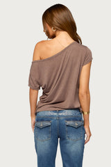 Amora Off Shoulder Sheer Top
