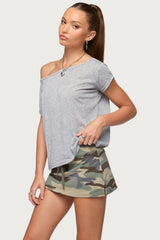 Amora Off Shoulder Sheer Top