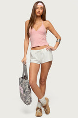 Noriah V Neck Halter Top