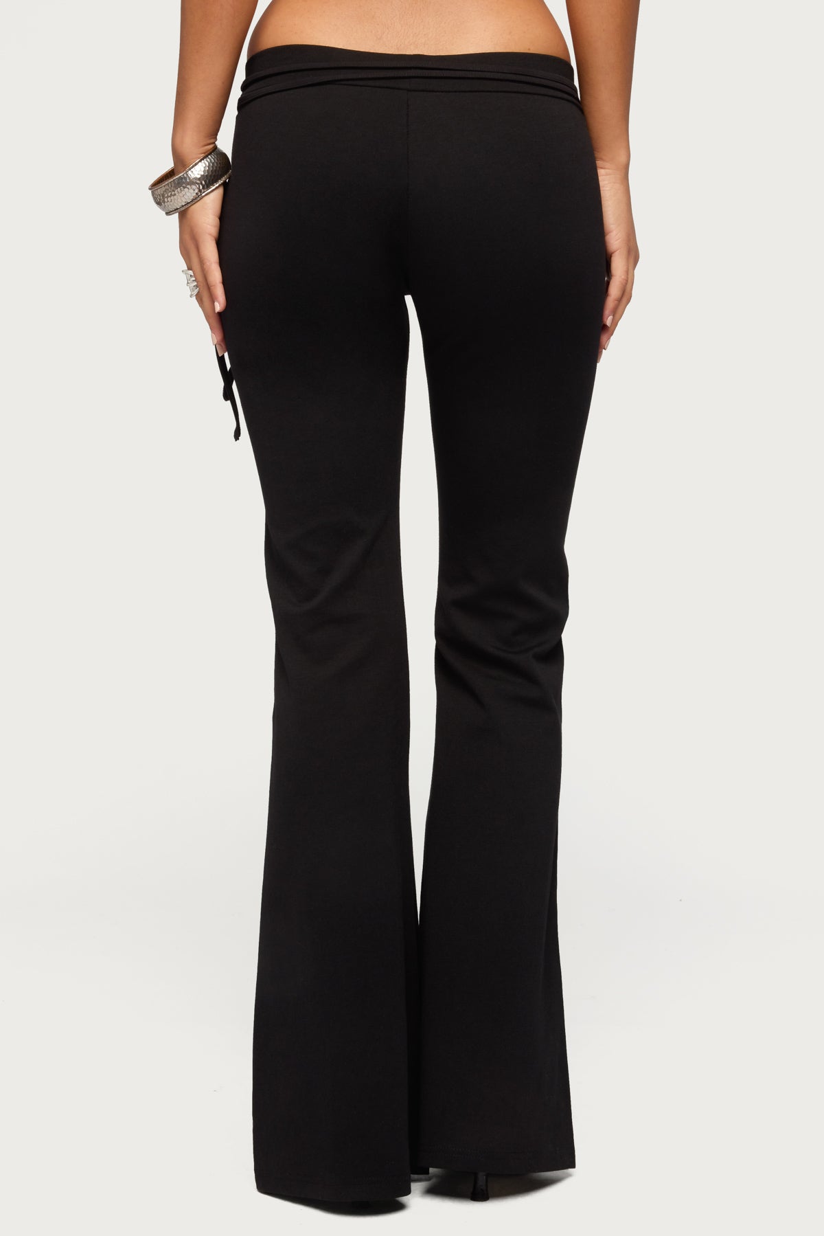 Junipar Waist Tie Flared Trousers