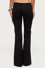 Junipar Waist Tie Flared Trousers