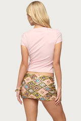 Beach Babe Sequin T Shirt