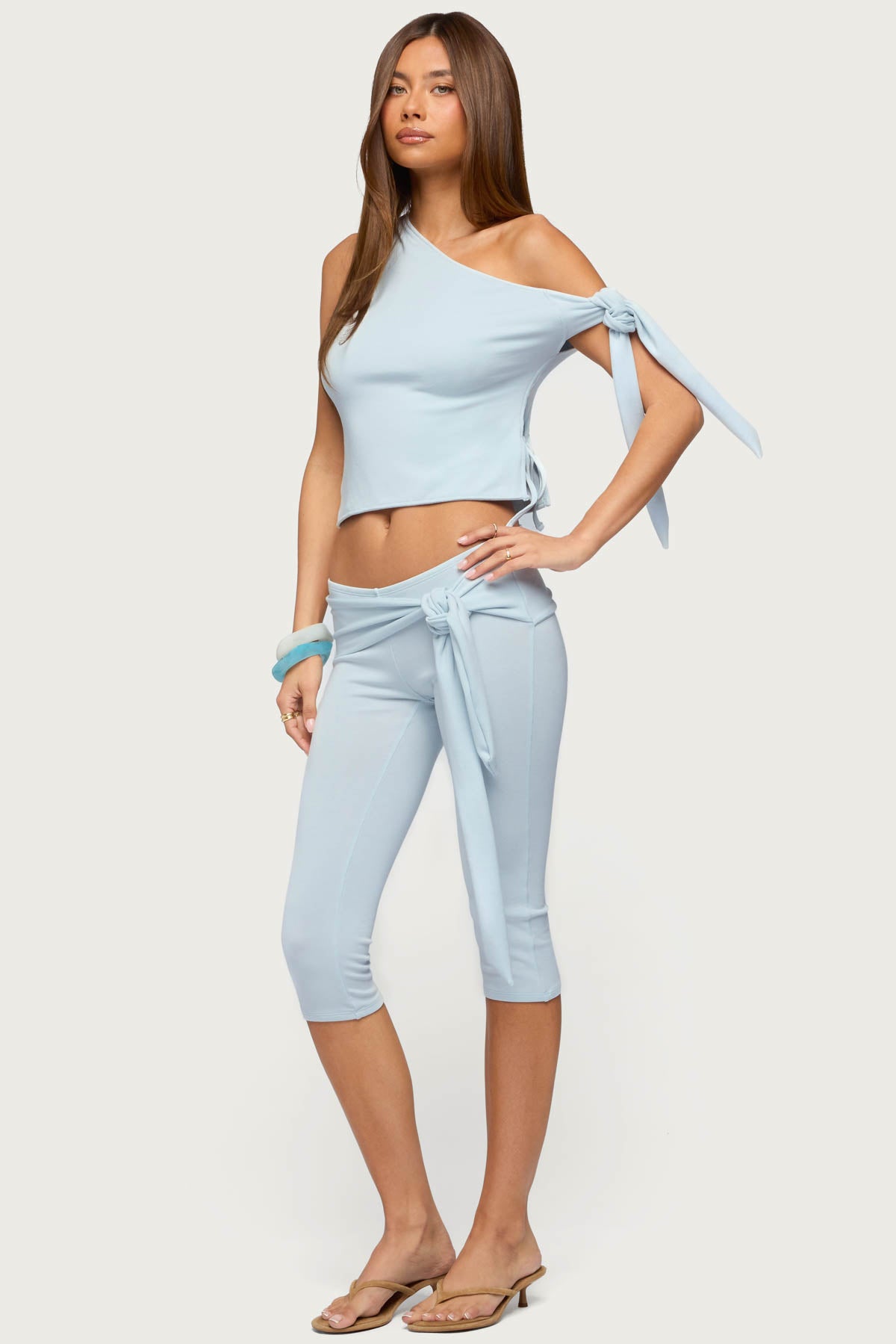 Adara Tied One Shoulder Top