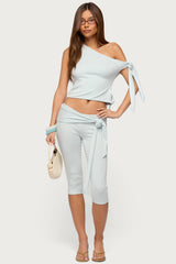 Adara Tie Capri Trousers