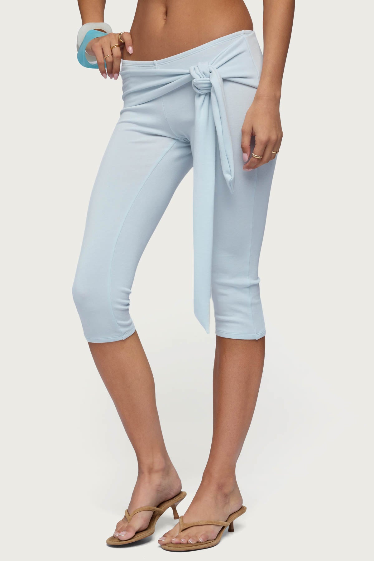 Adara Tie Capri Trousers