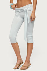 Adara Tie Capri Trousers