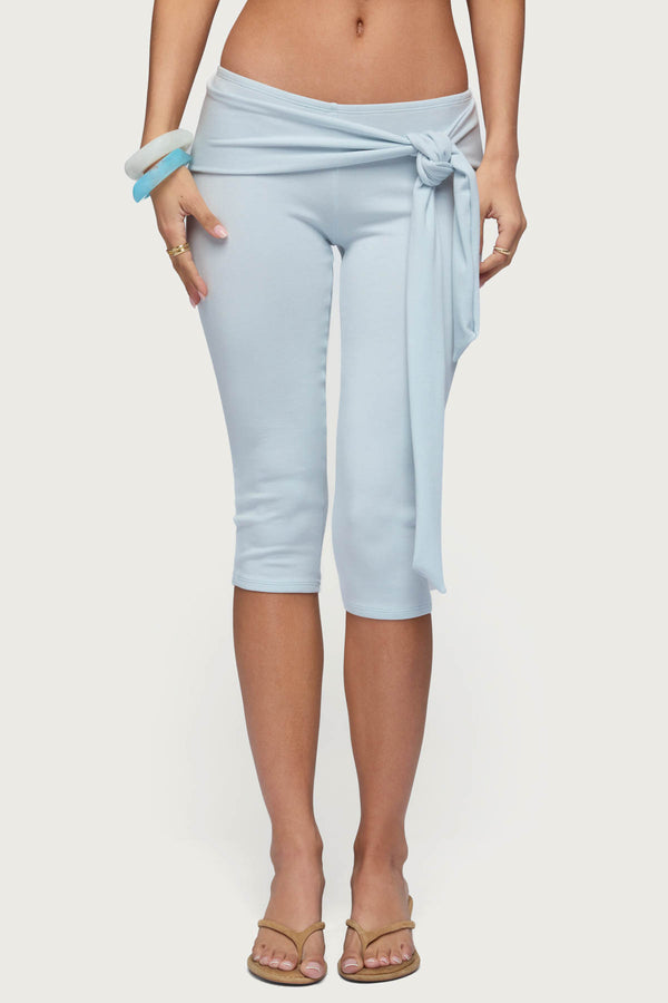 Adara Tie Capri Trousers