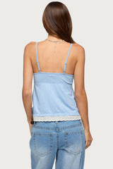 Jorja Lacey Babydoll Henley Top