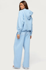 Edikted Core Stripey Wide Leg Joggers