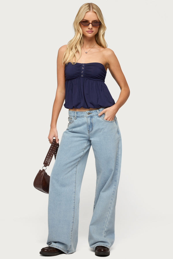 Yury Strapless Bubble Top