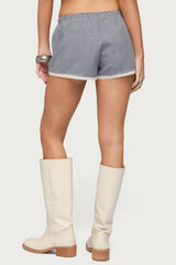 Ellie Lacey Gingham Shorts