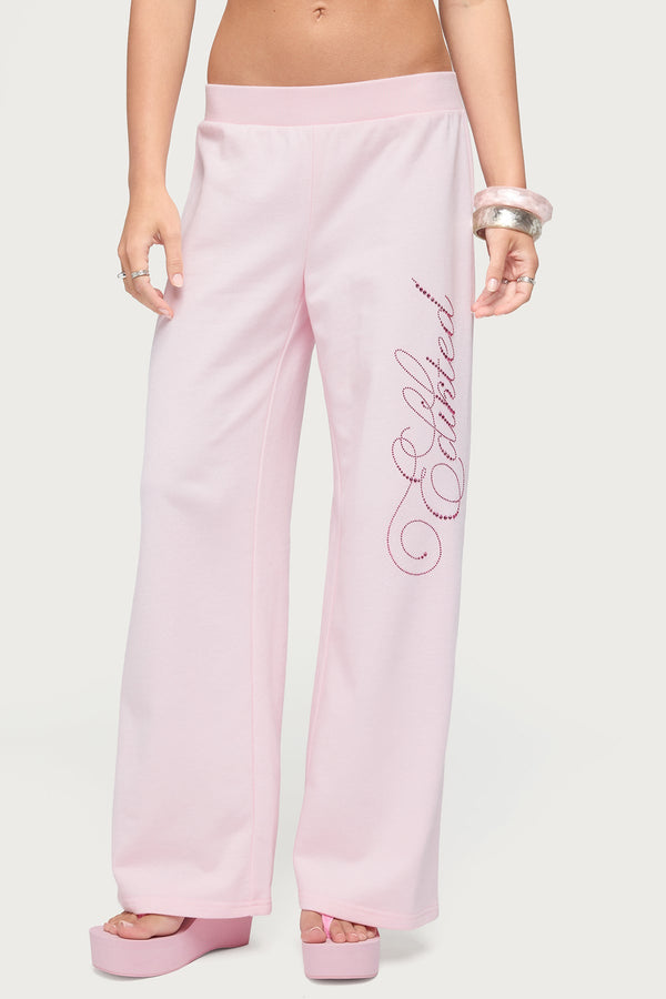 Edikted Studio Rhinestone Joggers
