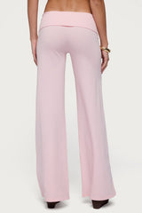Poppy Foldover Wide Leg Trousers