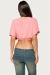 Candela V Neck Crop Top