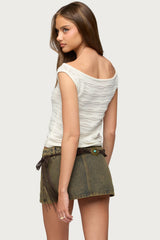 Clement Off Shoulder Knit Top