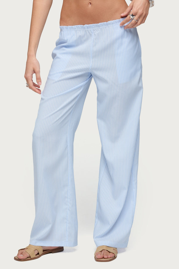 Cersei Striped Low Rise Trousers