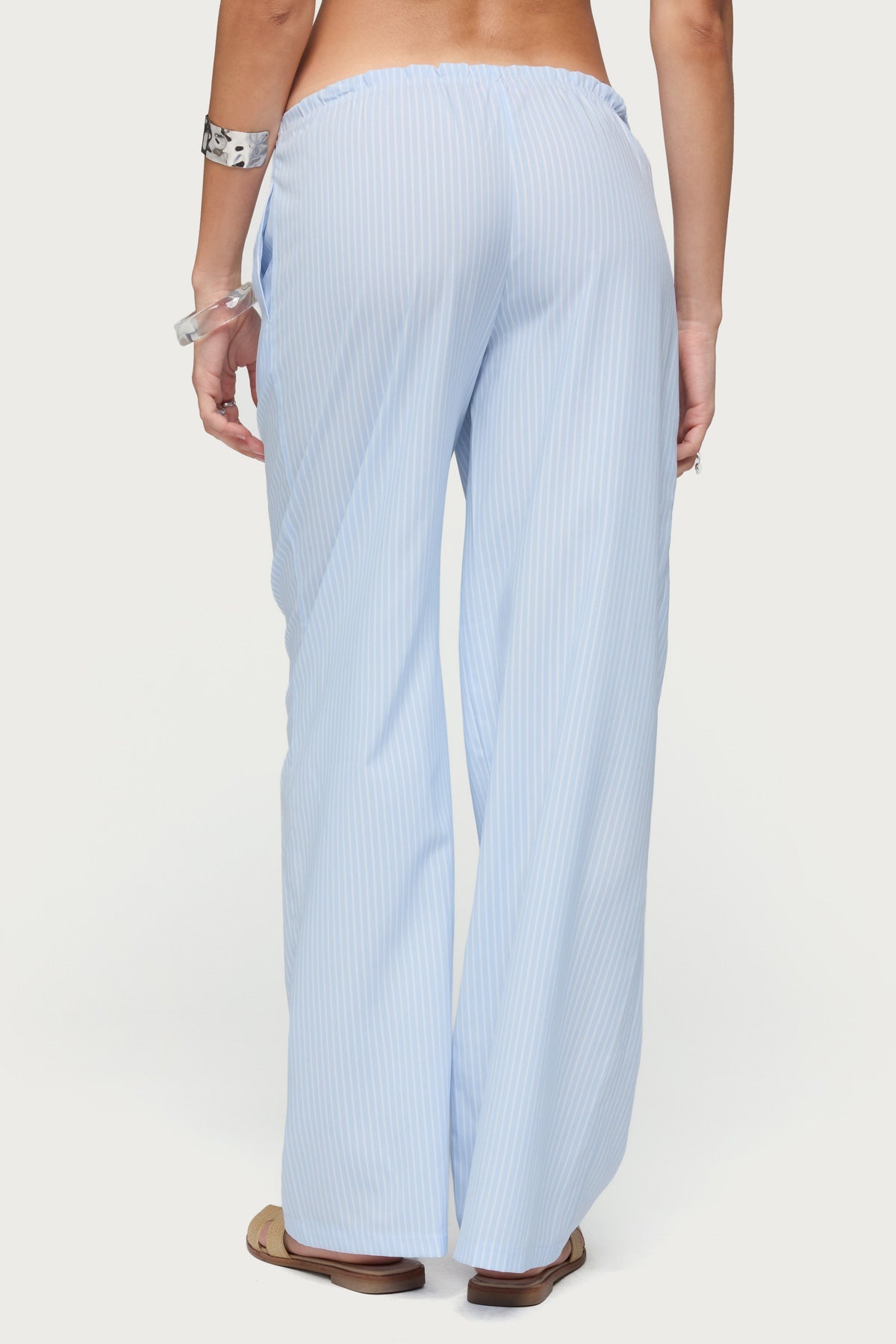 Cersei Striped Low Rise Trousers