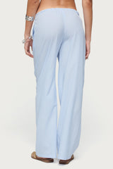Cersei Striped Low Rise Trousers