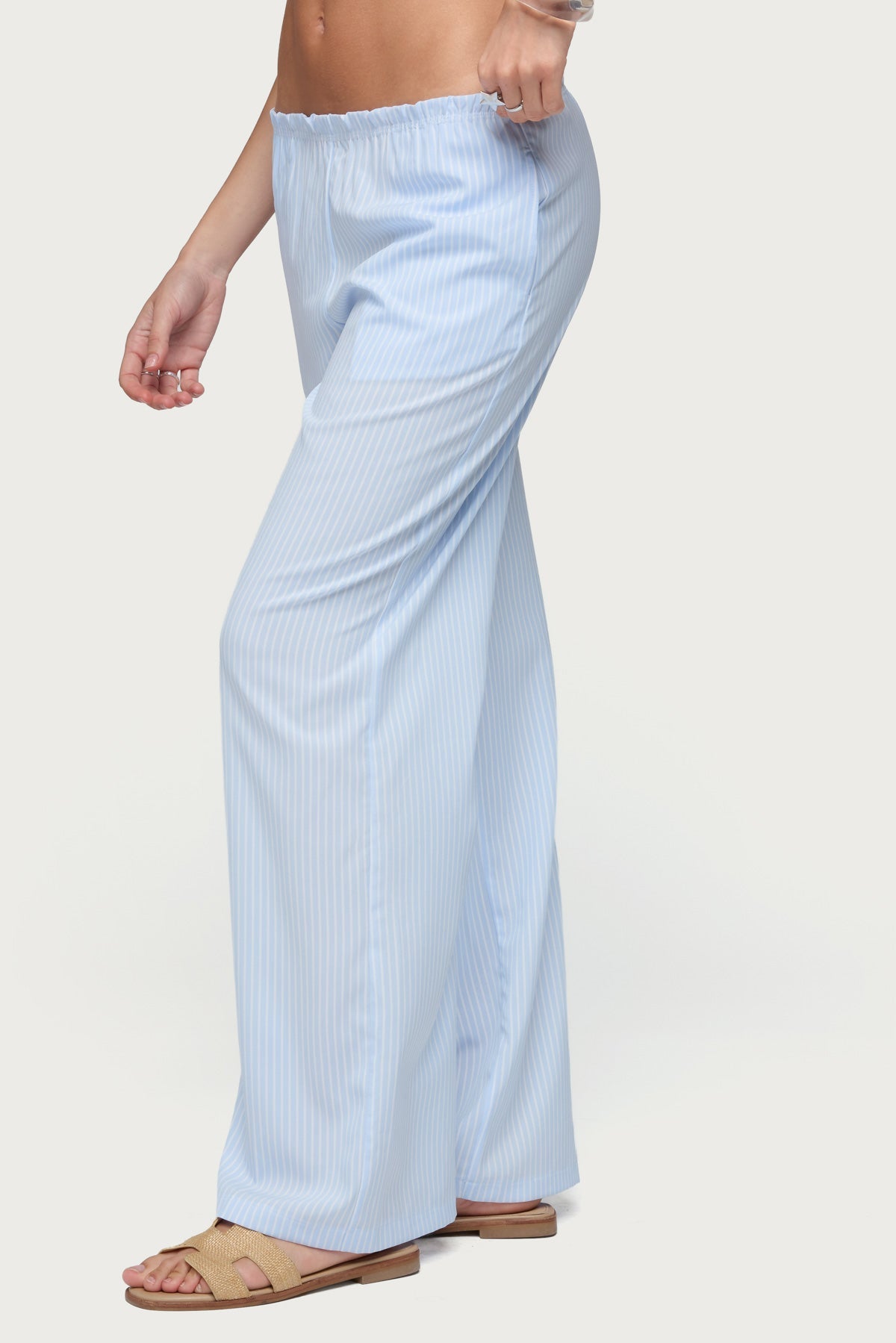 Cersei Striped Low Rise Trousers