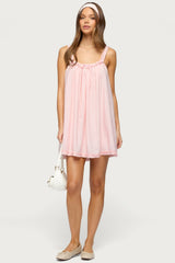 Christena Ruffle Mini Dress