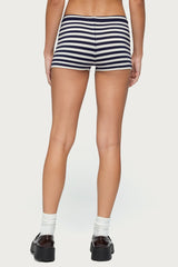 Irena Striped Knit Shorts