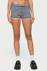 Irena Striped Knit Shorts