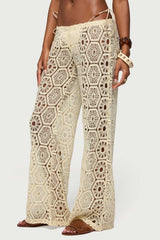Amrita Baggy Crochet Trousers