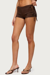 Jilly Braided Cutout Micro Shorts