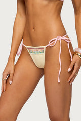 Tarah Beaded String Bikini Bottom