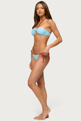Leni Contrast String Bikini Bottom