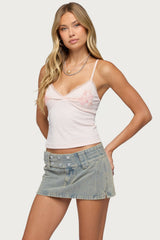 Arwen Lacey Beaded Tank Top