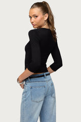 Jamila Quarter Sleeve Top