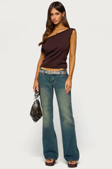 Lauria Off Shoulder Knit Top
