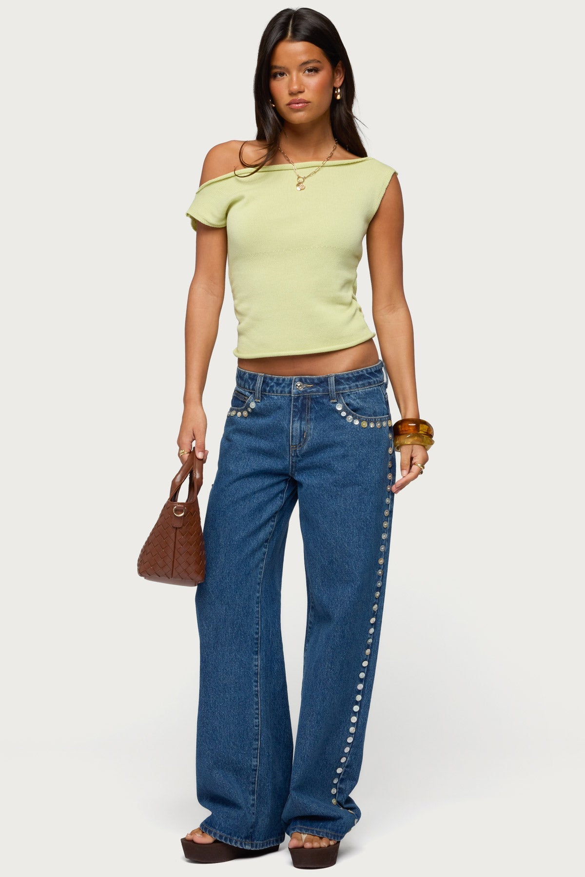 Lauria Off Shoulder Knit Top