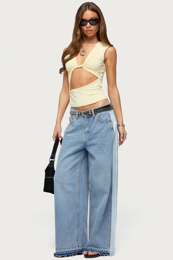Miranda Twist Cutout Top