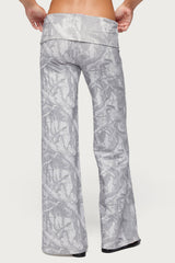 Cammy Wide Leg Foldover Trousers