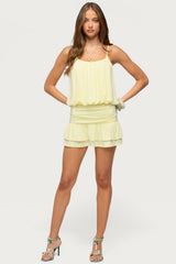 Heidey Ruffle Mini Dress