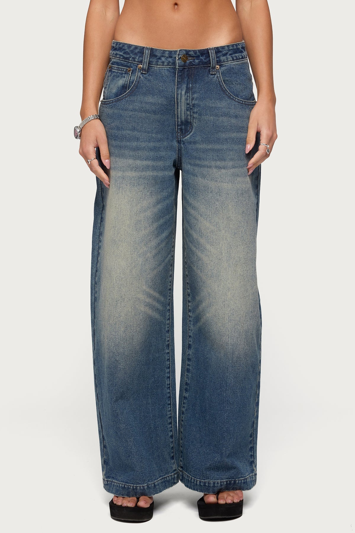 Sabira Low Rise Baggy Jeans
