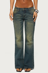 Shirili Low Rise Flared Jeans