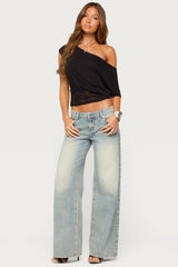 Michy Off Shoulder Lacey Top
