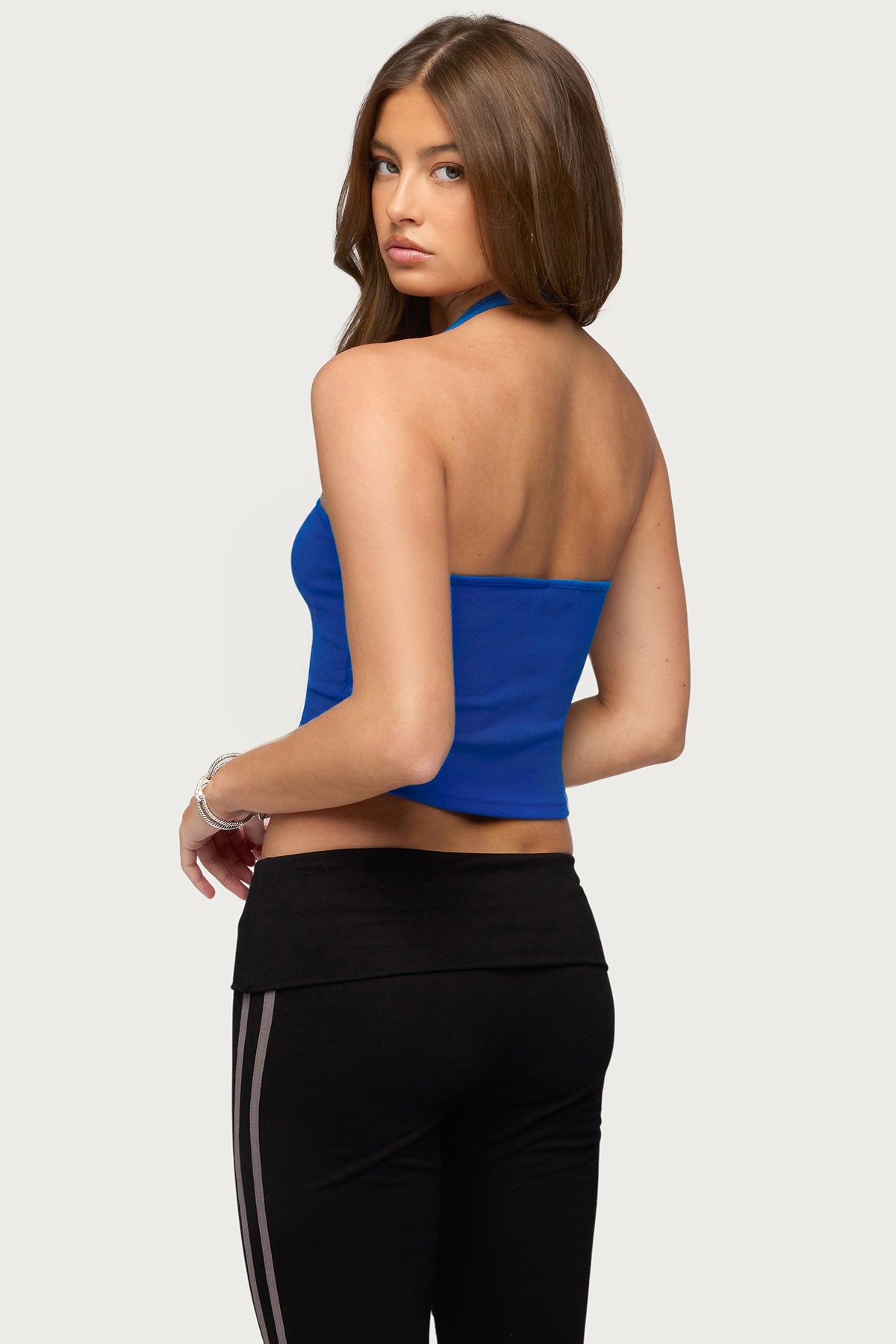 Vespera V Neck Halter Top