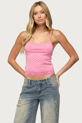 Lyle Lacey Polka Dot Top
