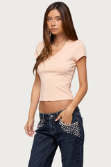 Terrezina V Neck T Shirt