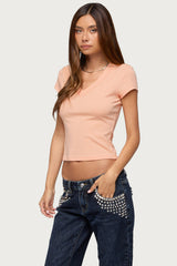 Terrezina V Neck T Shirt