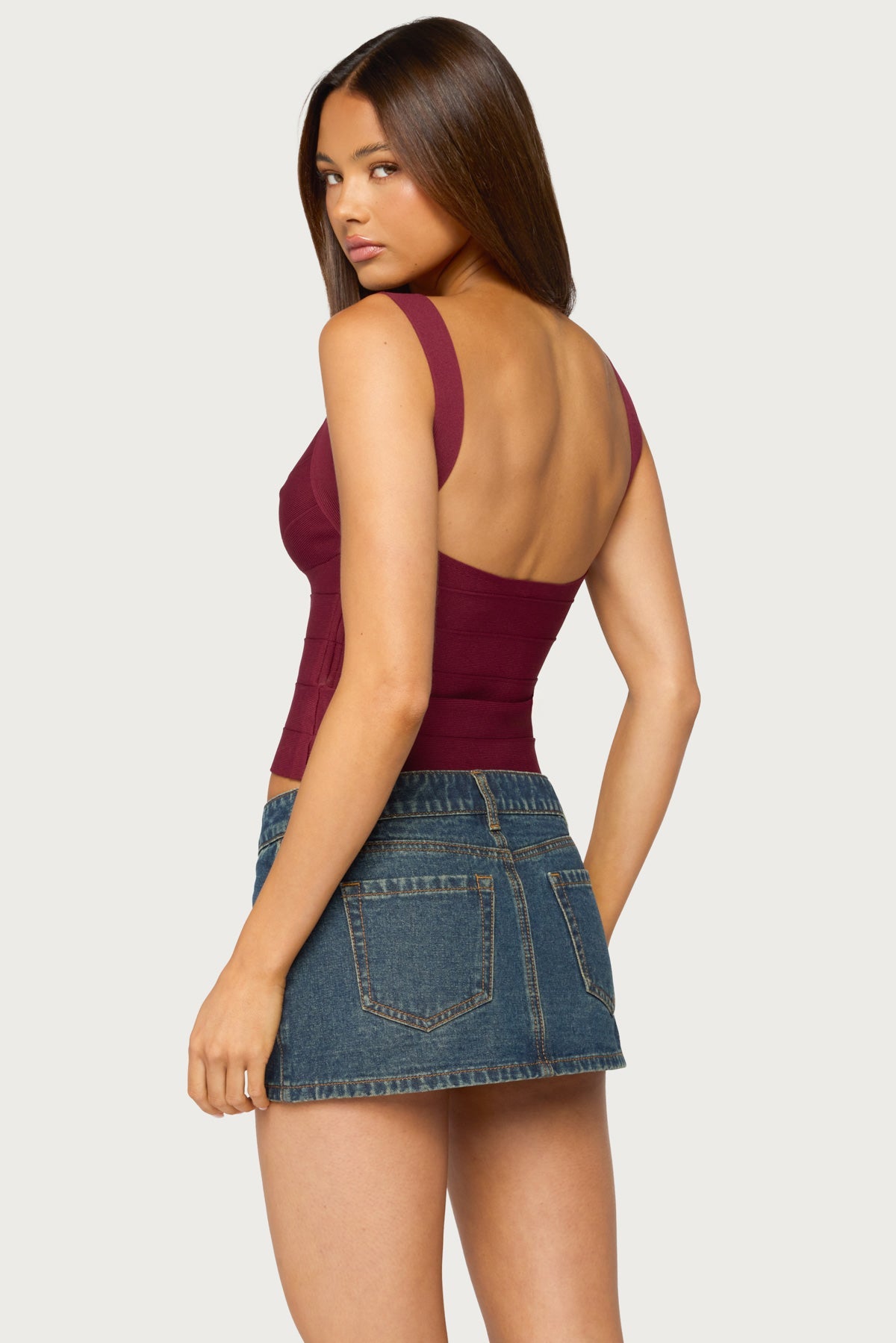 Ianthe Knit Bandage Top
