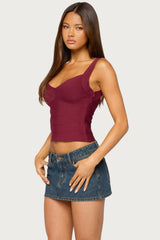Ianthe Knit Bandage Top