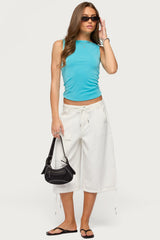 Rondah Twisted Backless Top