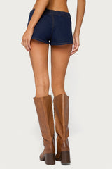 Aggie Denim Micro Shorts