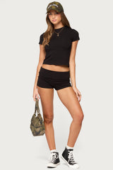 Marleaux Foldover Shorts